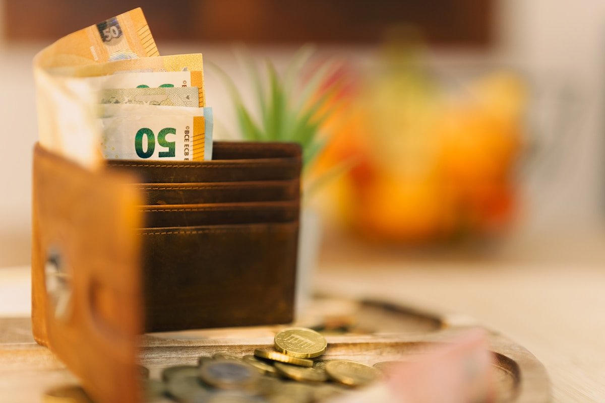 Wallet with banknotes — budgeting for a Tanzania safari trip